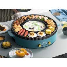 4345 韓式2合一燒烤打邊爐多功能煮食爐