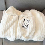 8946 Sanrio爆款毛絨甜美拉鏈家居服睡衣套裝