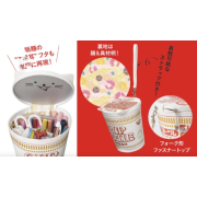 8956 日本雜誌附錄杯麵個性卡通手提包/零錢包/收納包