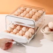 9241 雙層抽屜式雞蛋冰箱收納盒