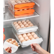 9241 雙層抽屜式雞蛋冰箱收納盒