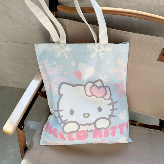 9358 Hello Kitty單肩手提帆布包購物袋