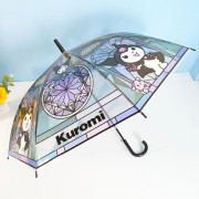 9401 Sanrio大號透明卡通自動雨傘