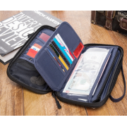 9408 多功能斜跨手提收納卡包旅行RFID防盜刷/護照多卡包