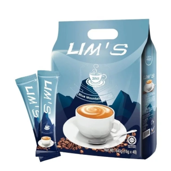 1657 馬來西亞Lim‘s 藍山風味三合一即溶咖啡
